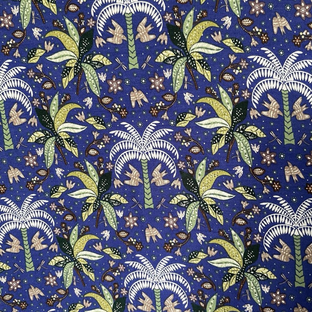 Boden Midi Sundress Tropical Palm Tree Print Purple Green Women's Size 12 Reg - Picture 8 of 12